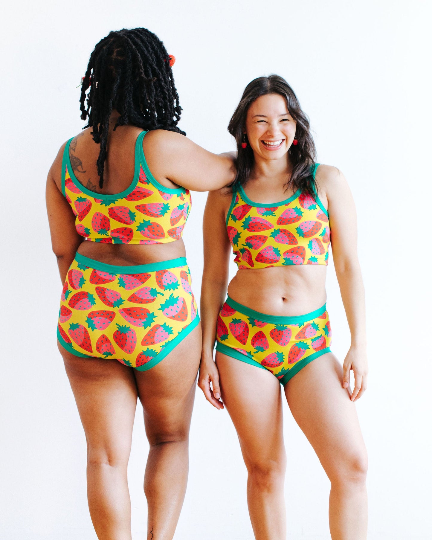 Longline Bra Strictly Strawberry