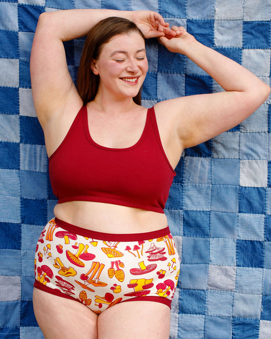 Longline Bra Tuscan Red