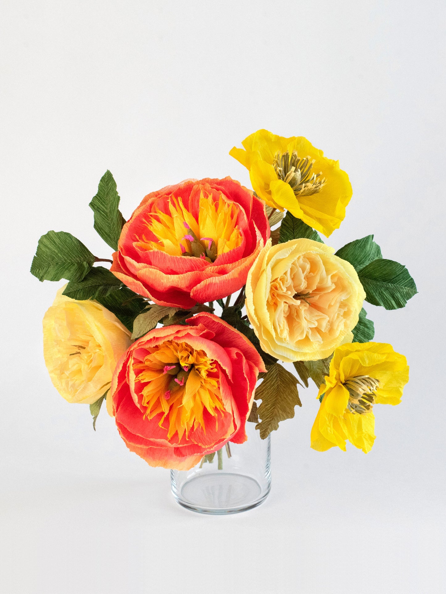 Coral Charmed, I'm Sure | Handcrafted Paper Peony Bouquet