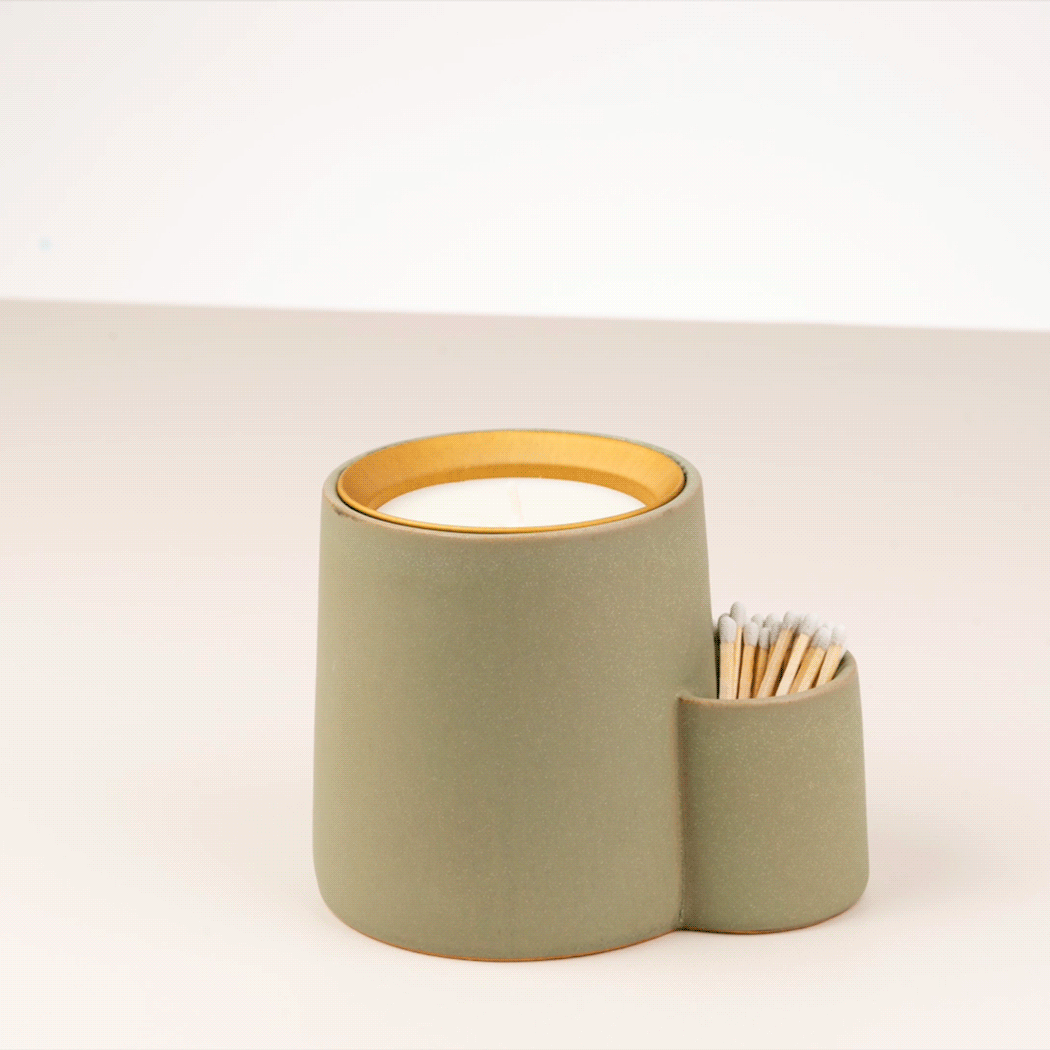Ember Earth Candle + Planter