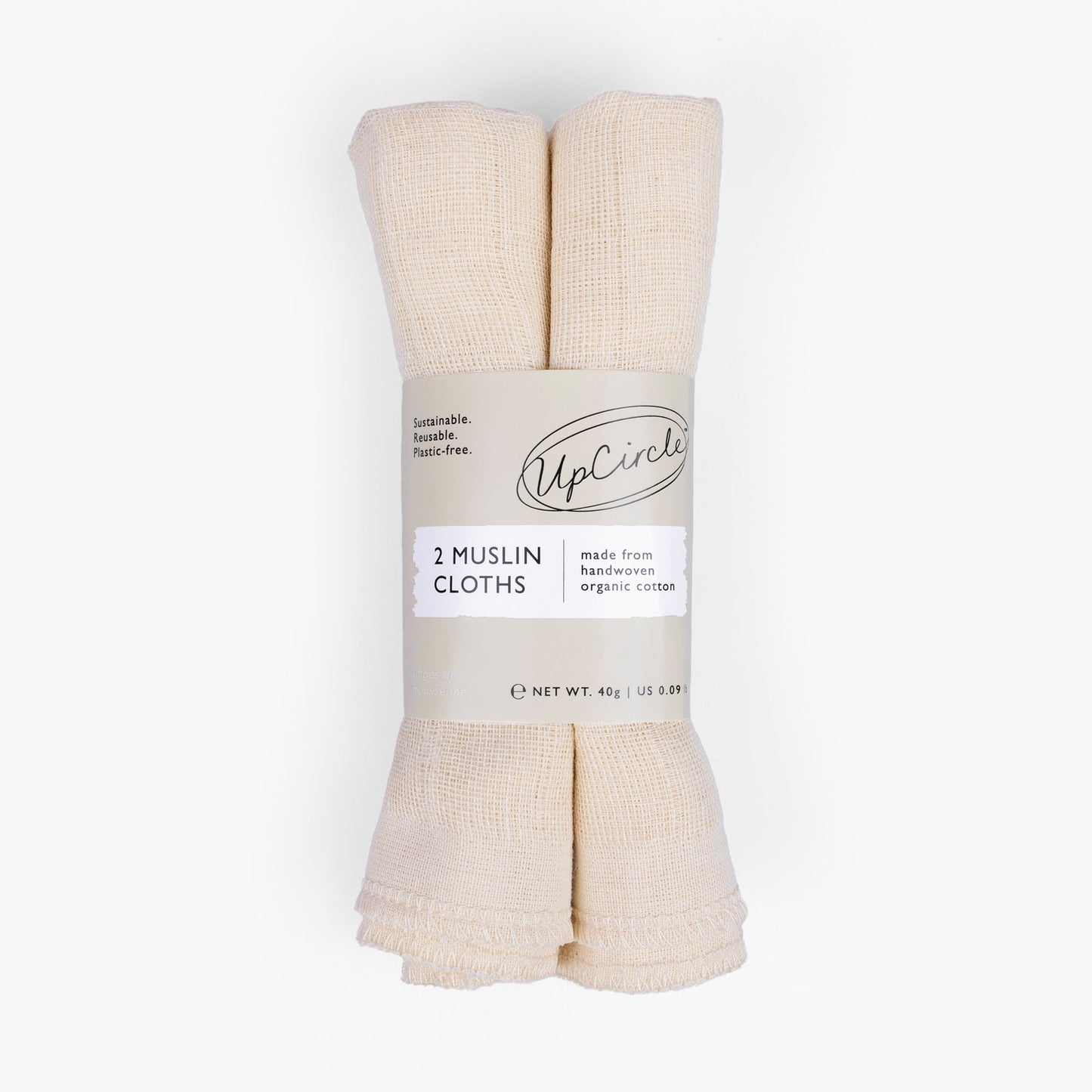 Organic Muslin Face Cloths