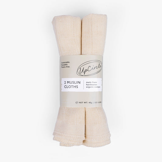 Organic Muslin Face Cloths