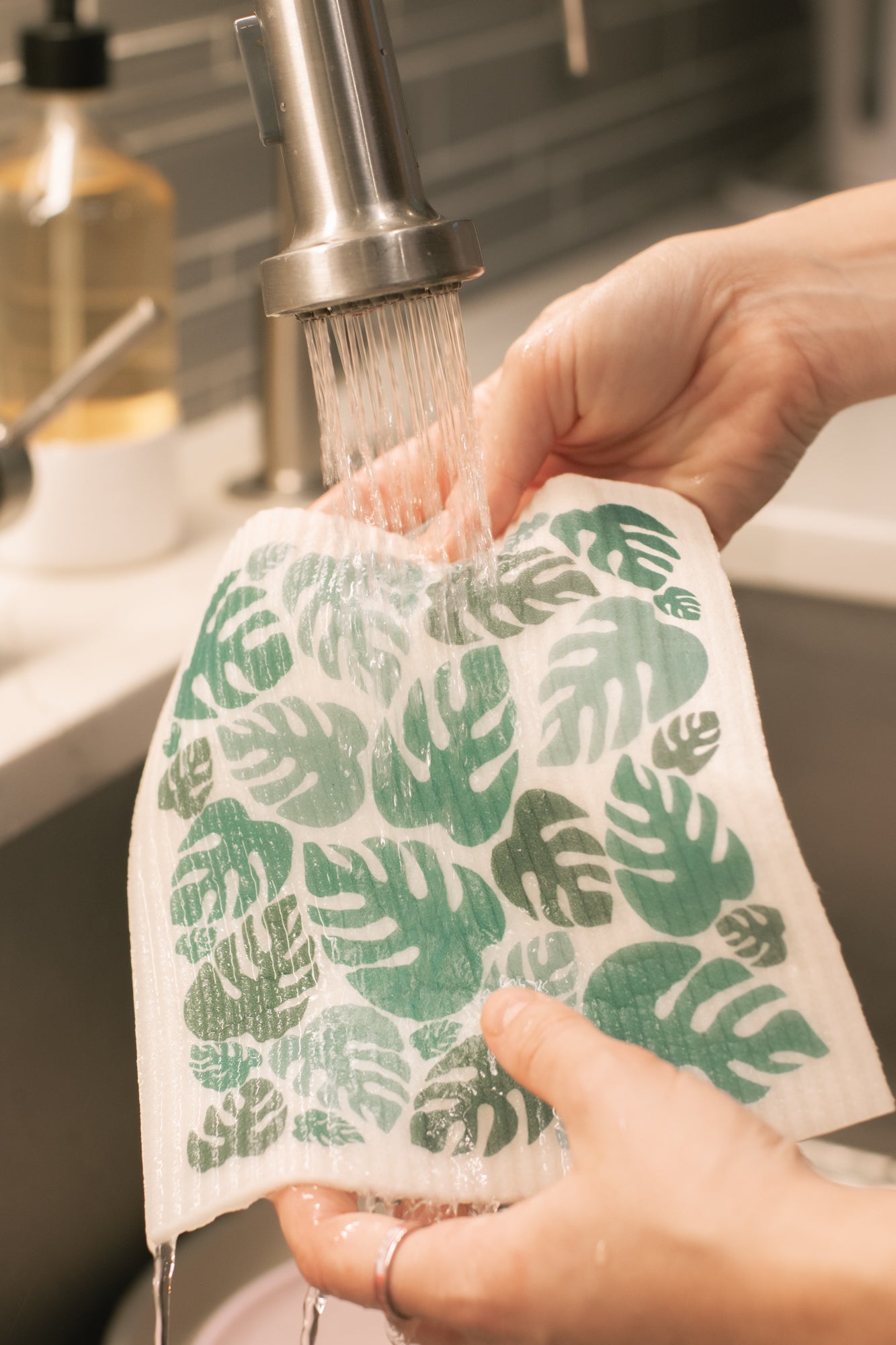 WASHCLOUD® - MONSTERA FLORA - No Tox Life®