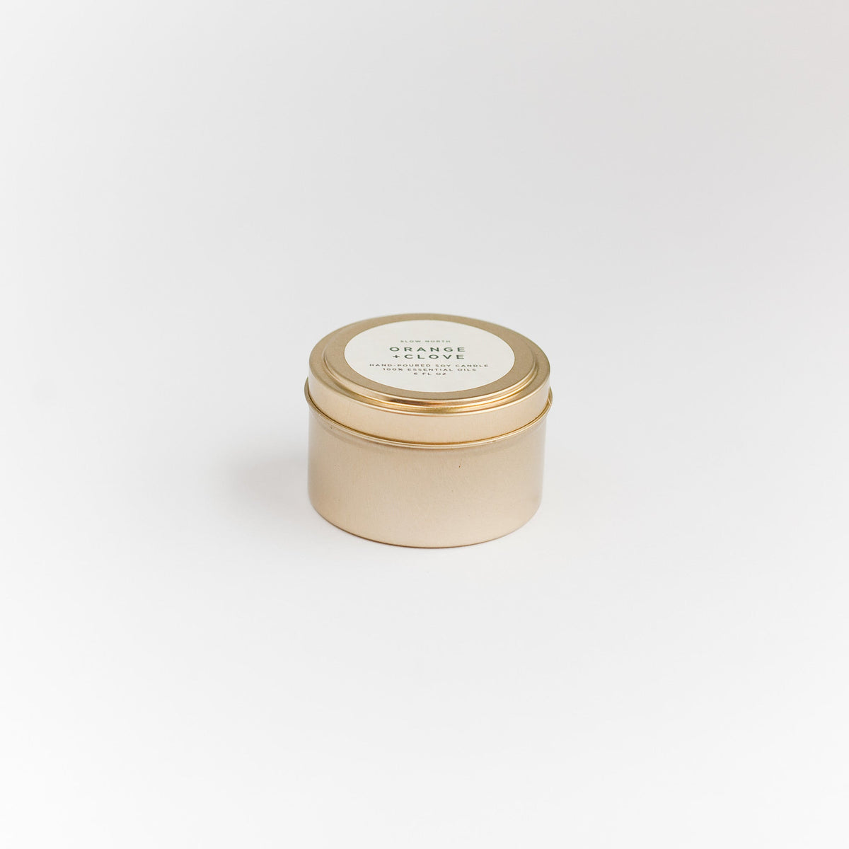 Orange + Clove Travel Tin Candle