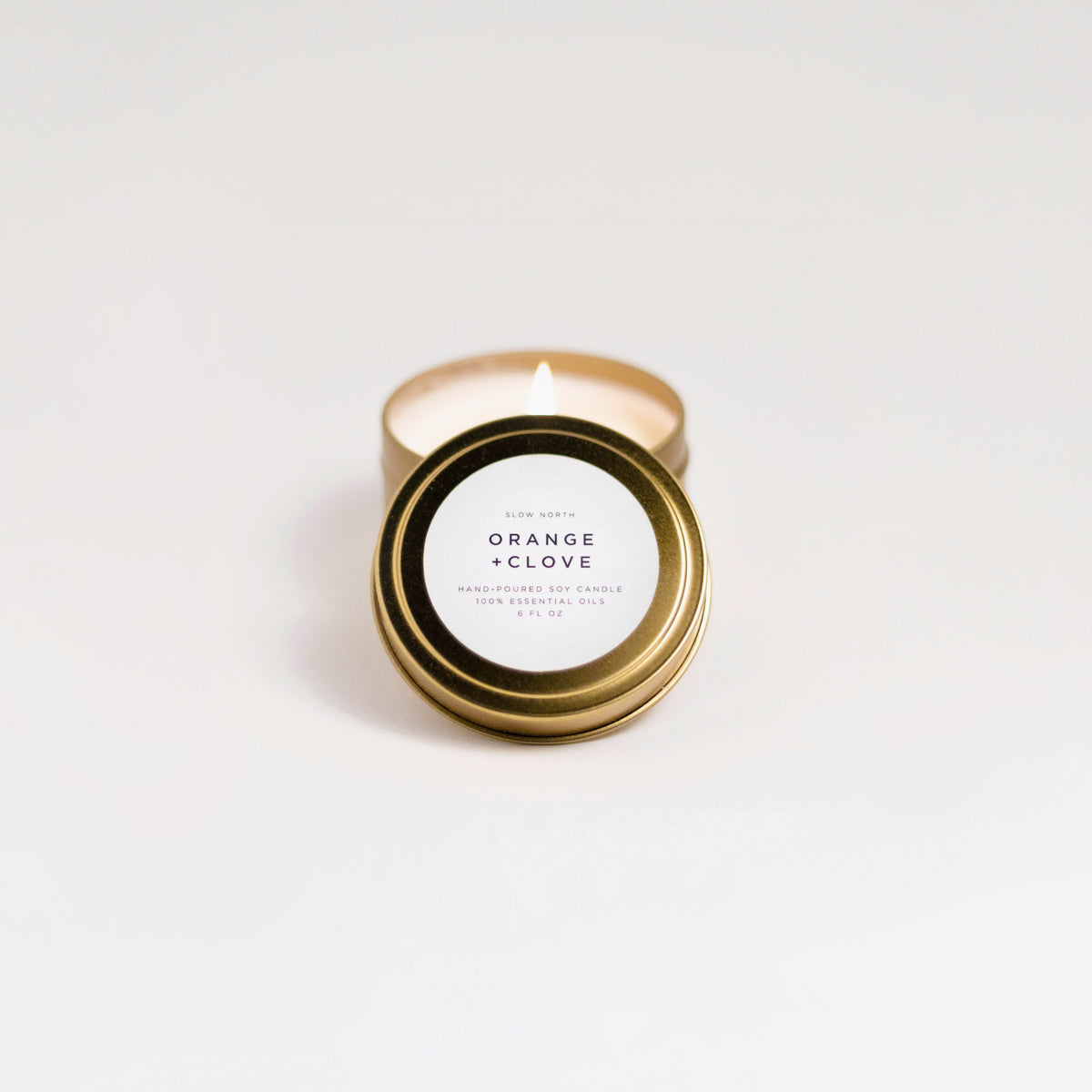 Orange + Clove Travel Tin Candle