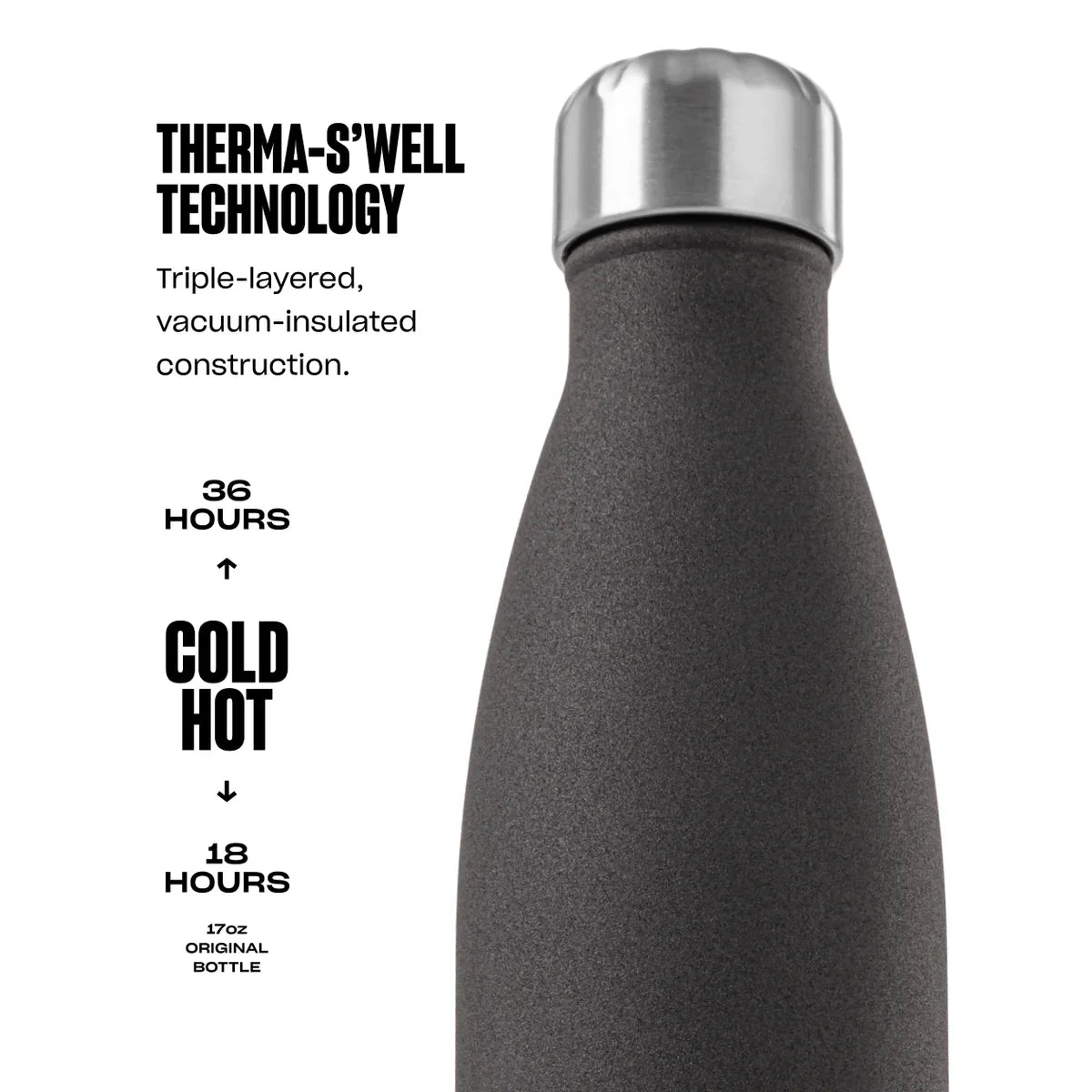 Wild Cherry Insulated Stainless Steel Bottle – 17 oz