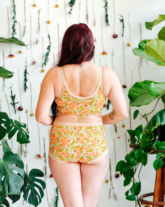 Longline Bra Secret Garden