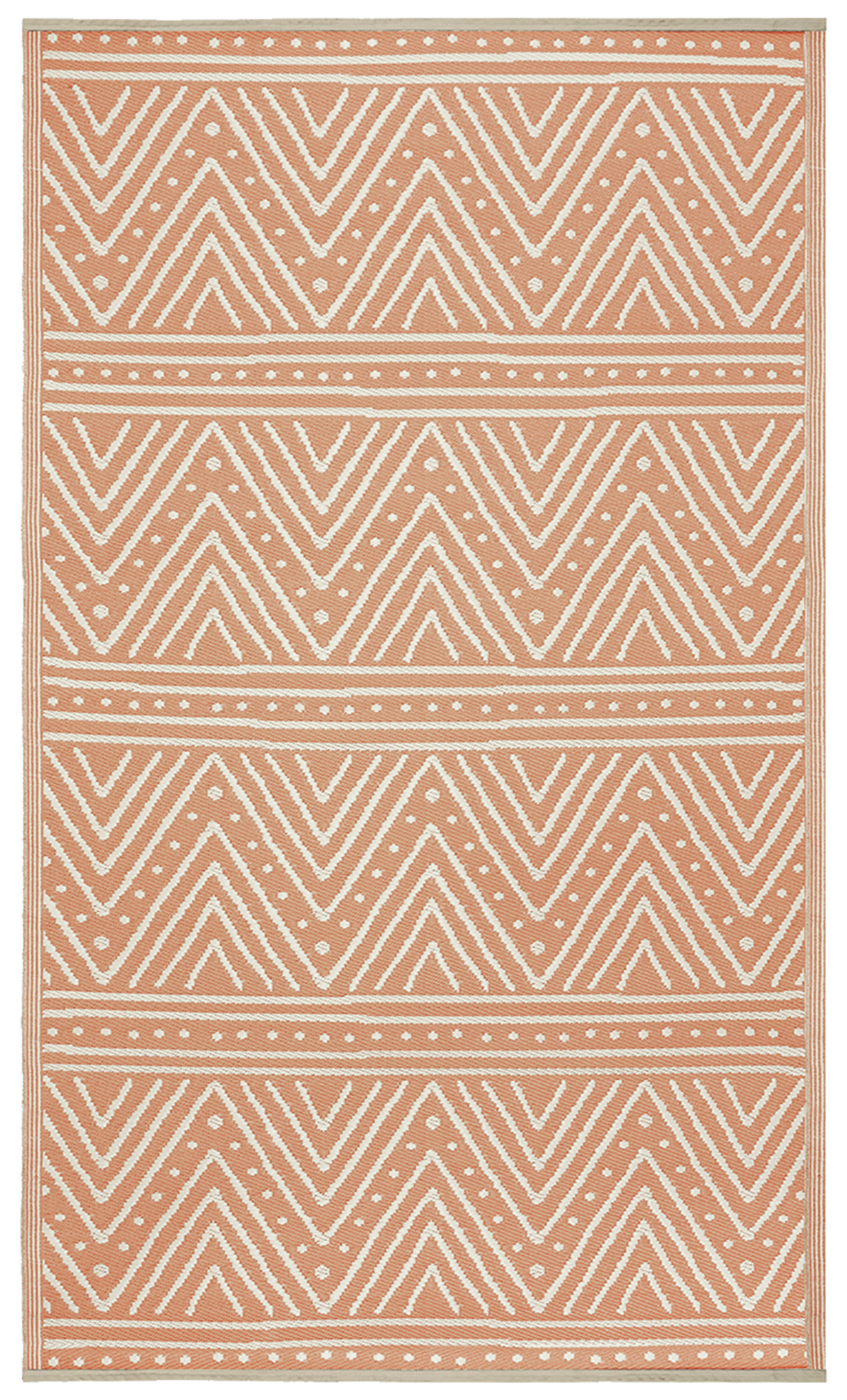 Patan - Coral Outdoor Rug for Patio