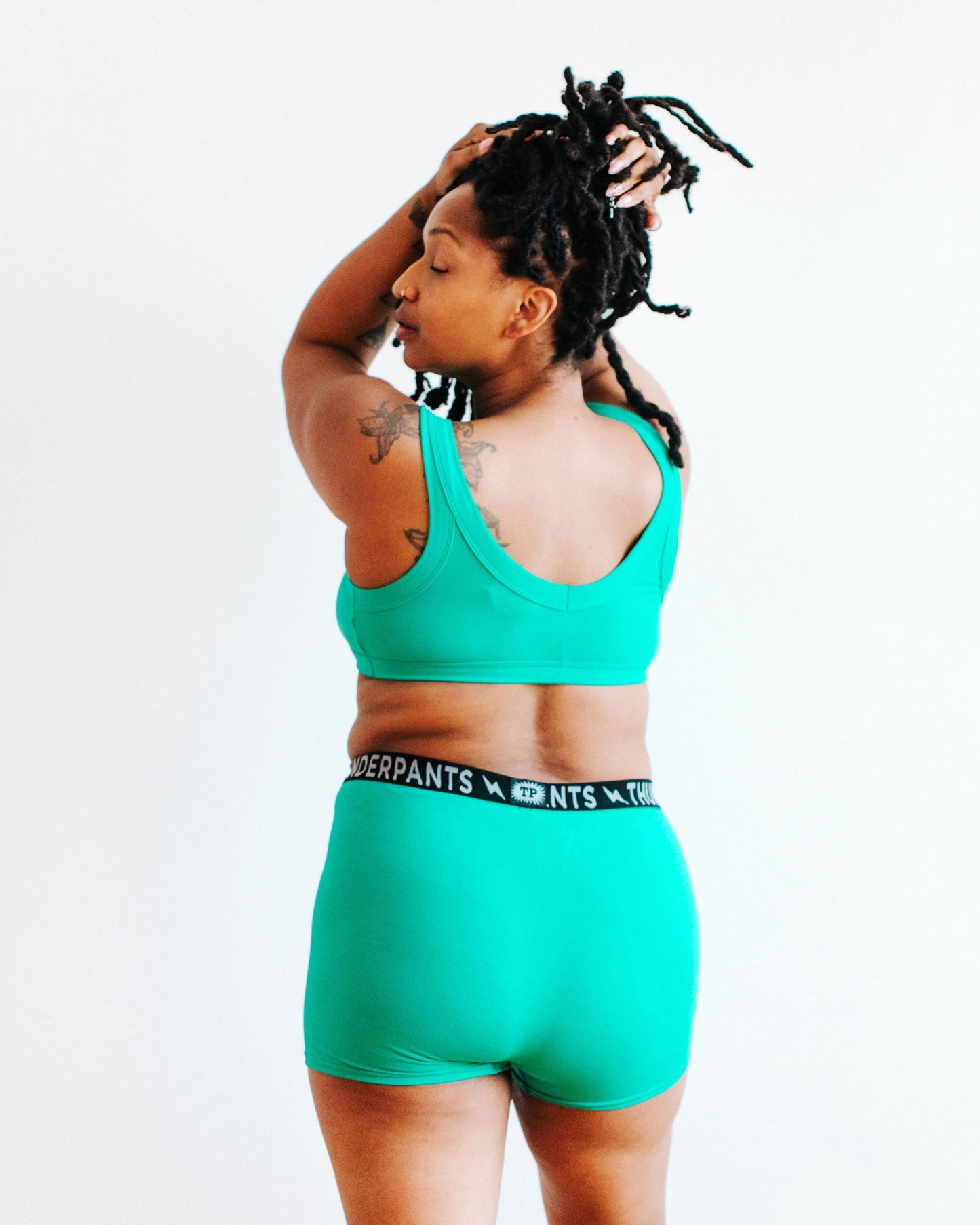 Bralette Peacock Green