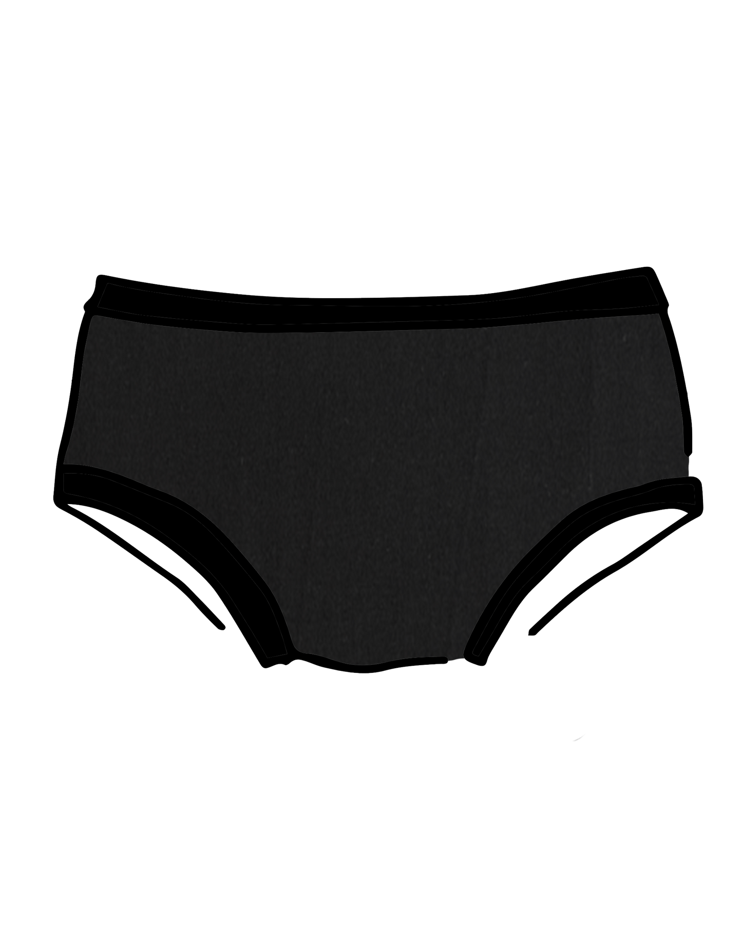 Hipster Plain Black