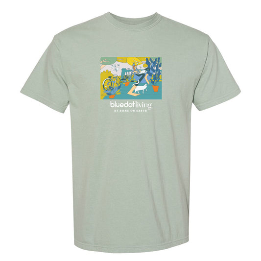 'Porch Cat' Comfort Colors Garment Dyed Heavyweight T-Shirt