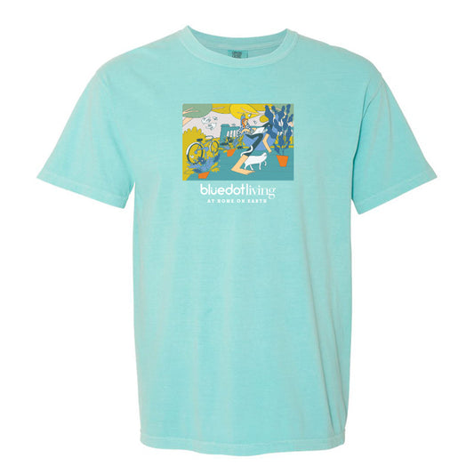 'Porch Cat' Comfort Colors Garment Dyed Heavyweight T-Shirt