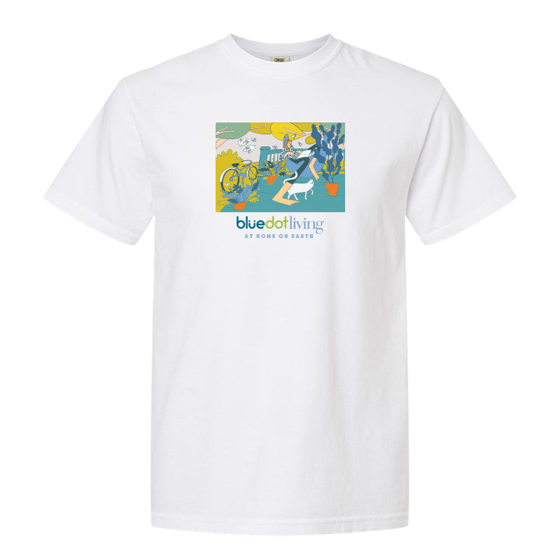 'Porch Cat' Comfort Colors Garment Dyed Heavyweight T-Shirt