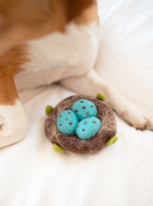 ROBIN'S NEST WOOL DOG & CAT TOY