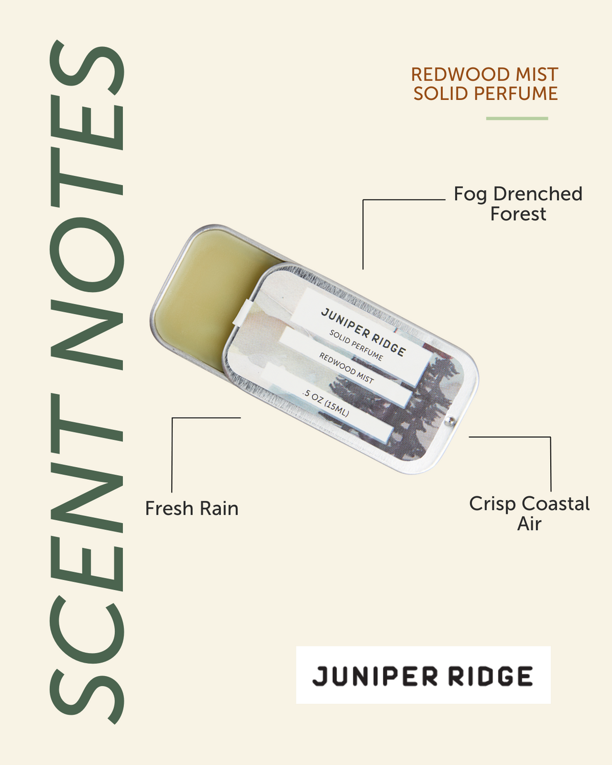 Redwood Mist Solid Perfume – Bluedot Living Collection