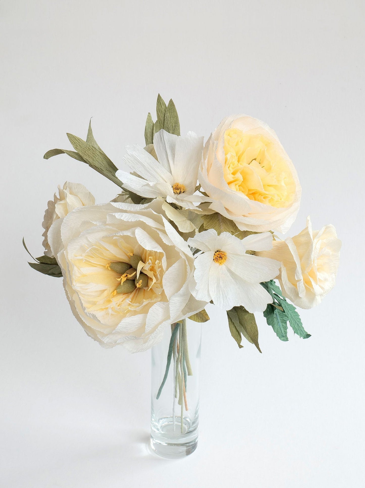 Creme Brulee | Neutral Paper Flower Bouquet