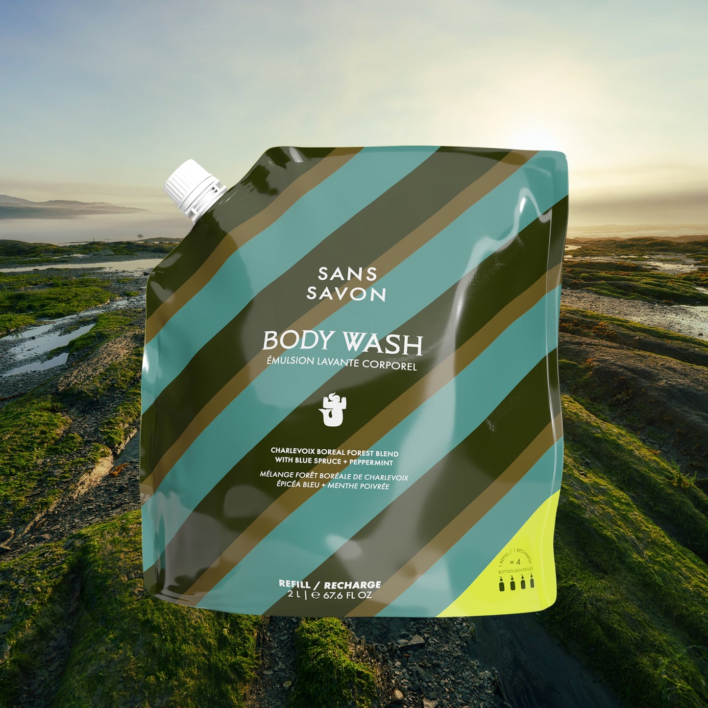 Body Wash Refill Charlevoix Boreal Forest Blend