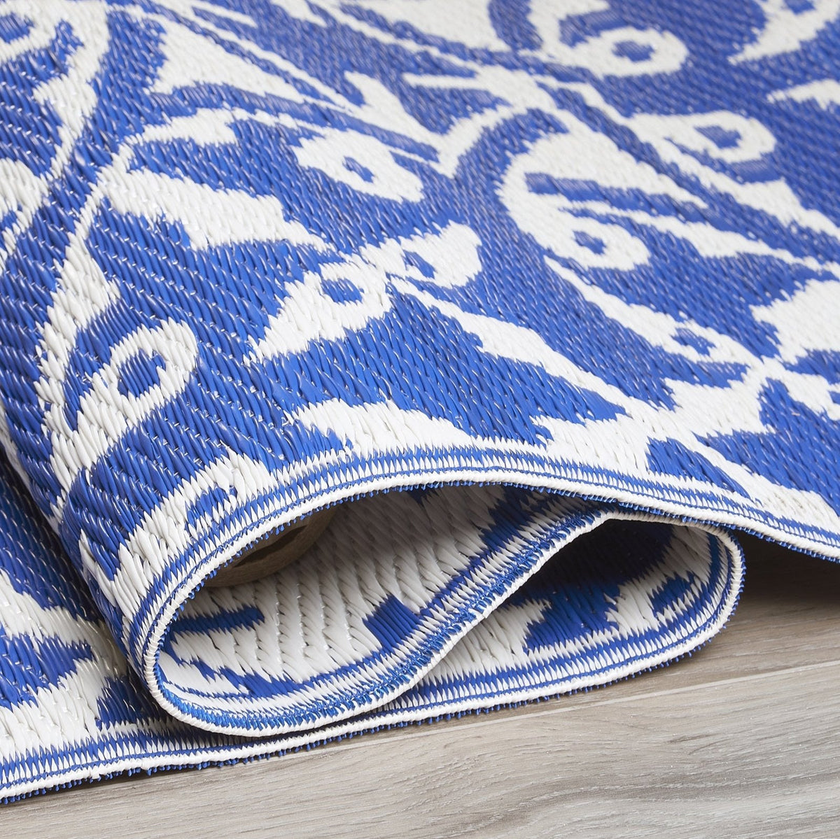 San Juan - Dark Blue Outdoor Rug for Patio FINAL SALE