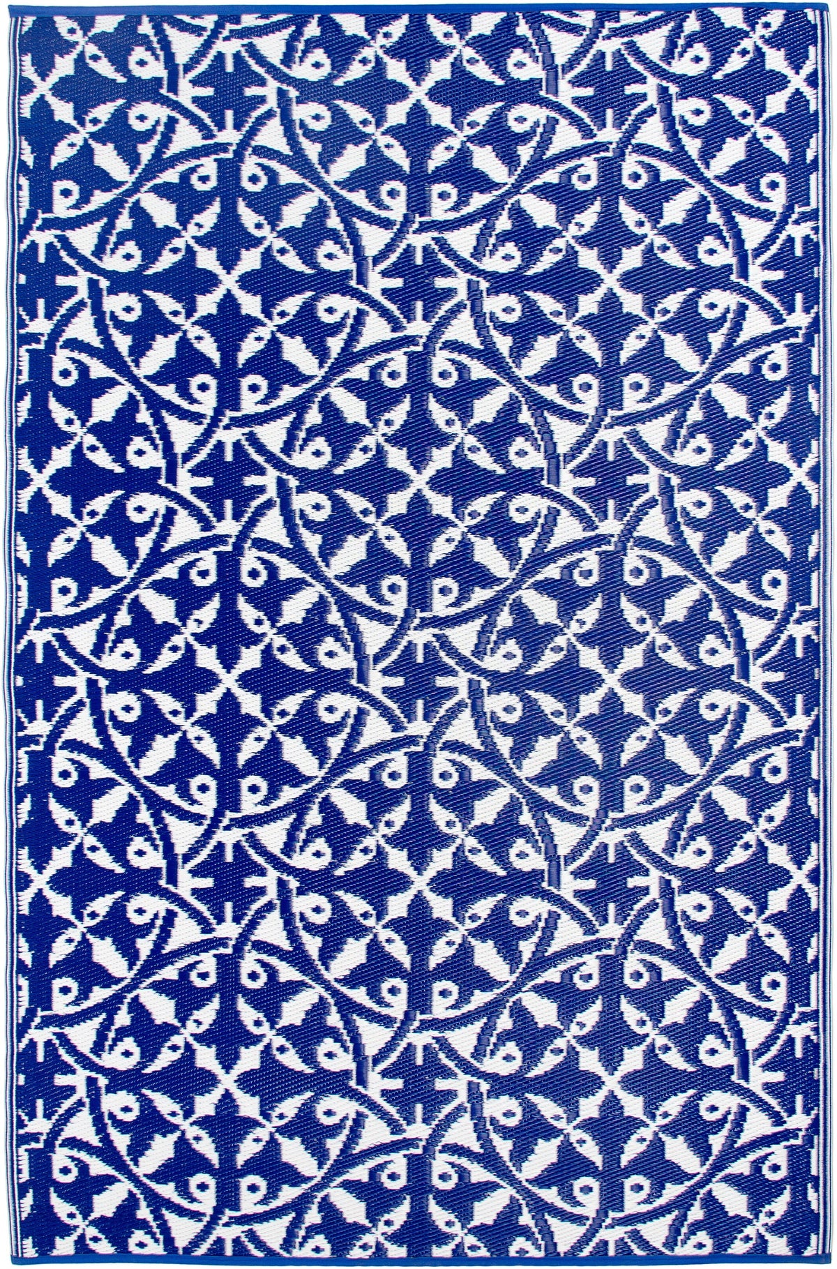San Juan - Dark Blue Outdoor Rug for Patio FINAL SALE