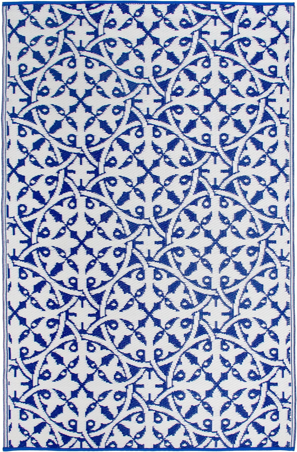 San Juan - Dark Blue Outdoor Rug for Patio FINAL SALE