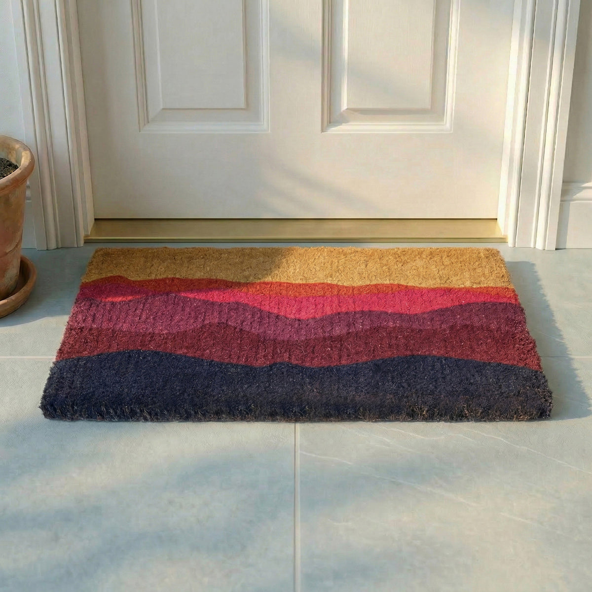 Shades of Dawn Coir Doormat