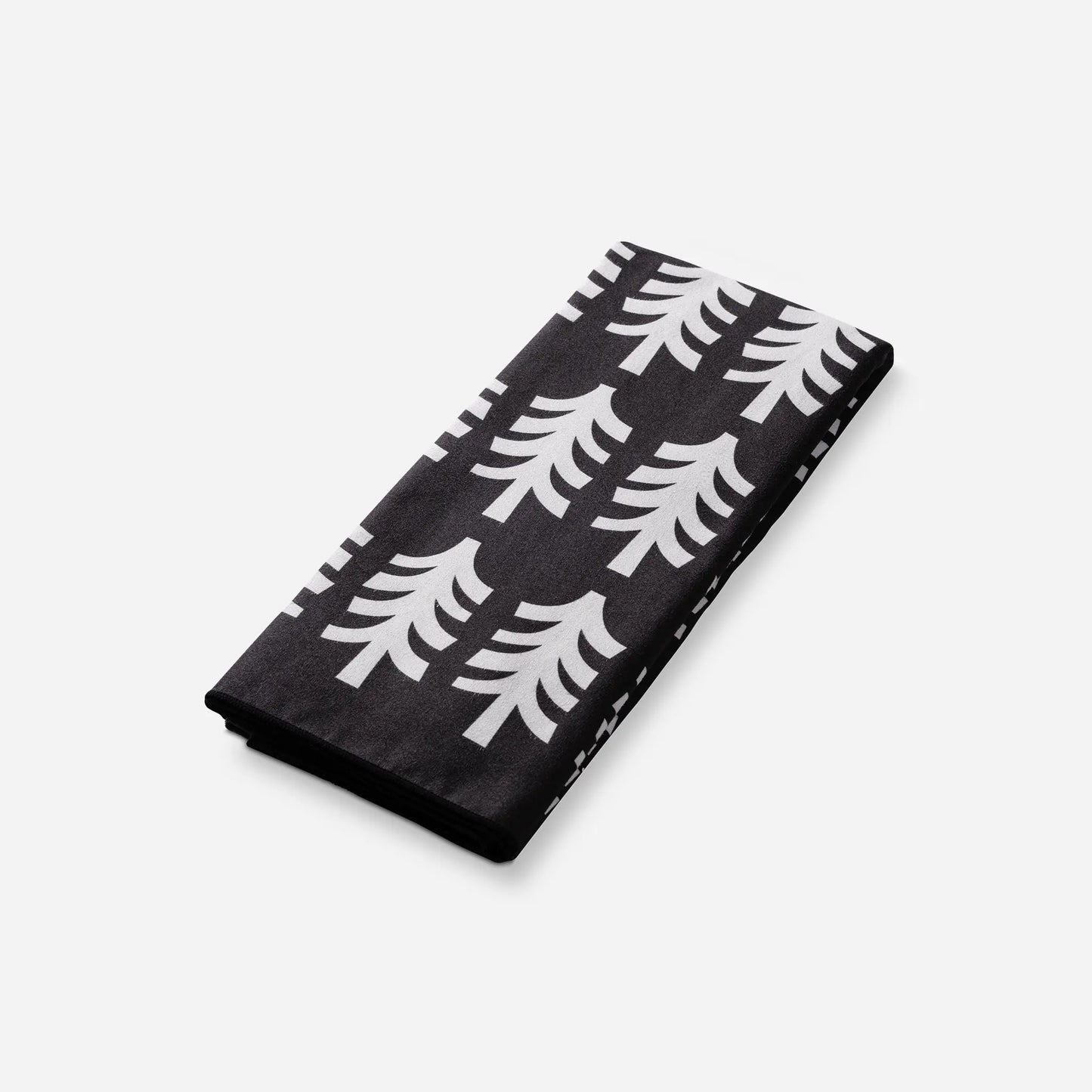 Ultralight Towel: Fresh Pines Black and Tan