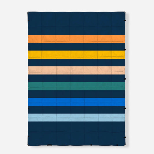 Graphene Puffer Blanket: Retro Multi