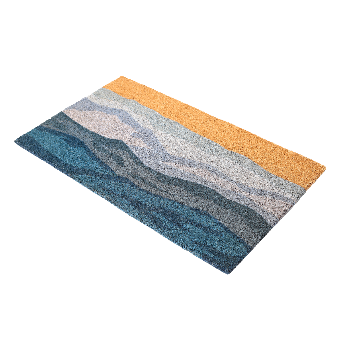 Shades of Sea - Blue Coir Doormat