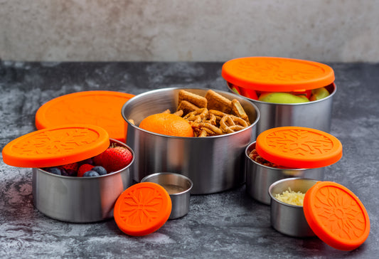 Stainless Steel Lunch Box, 6 Pc Set, Leak Proof, 78 Oz