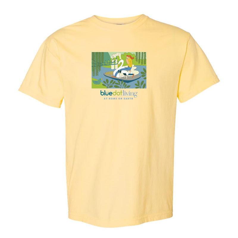 'Swan Boat' Comfort Colors Garment Dyed Heavyweight T-Shirt