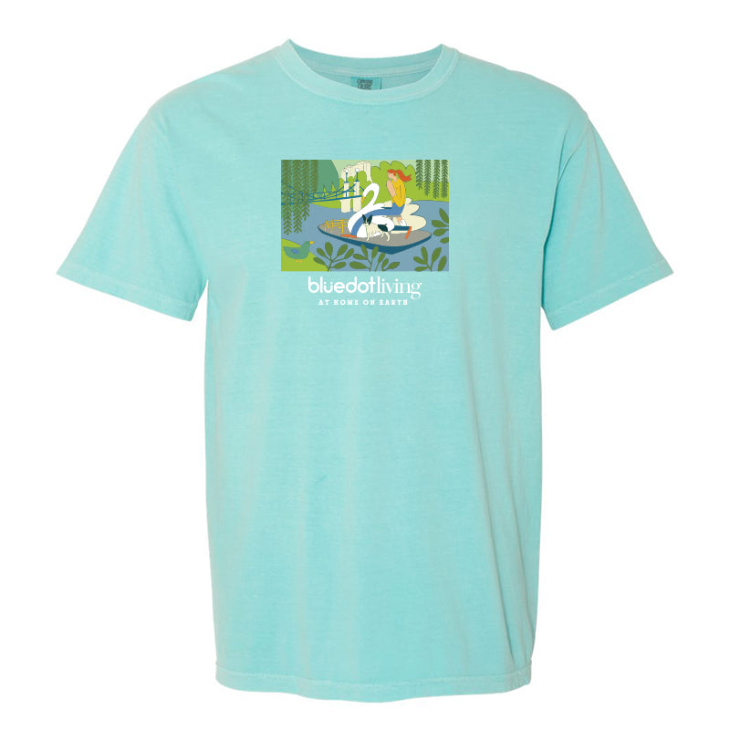 'Swan Boat' Comfort Colors Garment Dyed Heavyweight T-Shirt