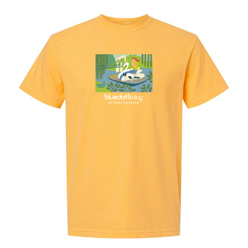 'Swan Boat' Comfort Colors Garment Dyed Heavyweight T-Shirt