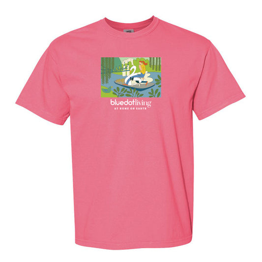 'Swan Boat' Comfort Colors Garment Dyed Heavyweight T-Shirt