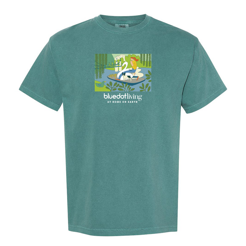 'Swan Boat' Comfort Colors Garment Dyed Heavyweight T-Shirt