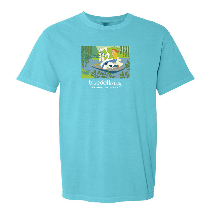 'Swan Boat' Comfort Colors Garment Dyed Heavyweight T-Shirt