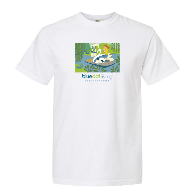 'Swan Boat' Comfort Colors Garment Dyed Heavyweight T-Shirt
