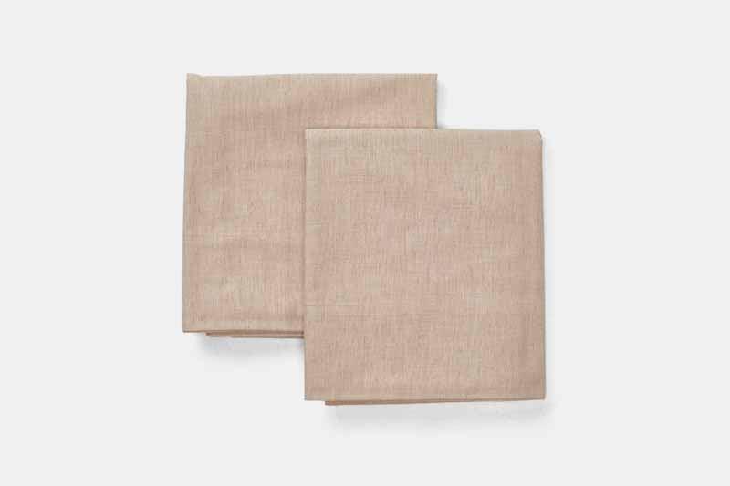Natural Colored Cotton Bed Pillowcases