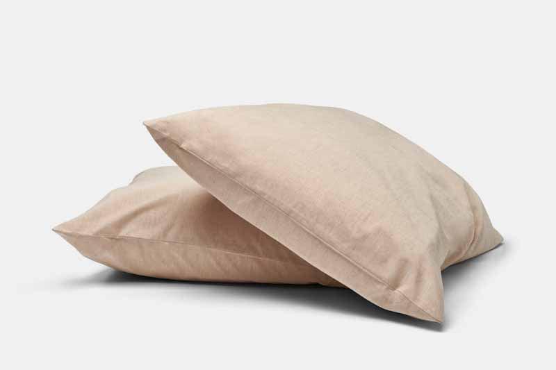 Natural Colored Cotton Bed Pillowcases