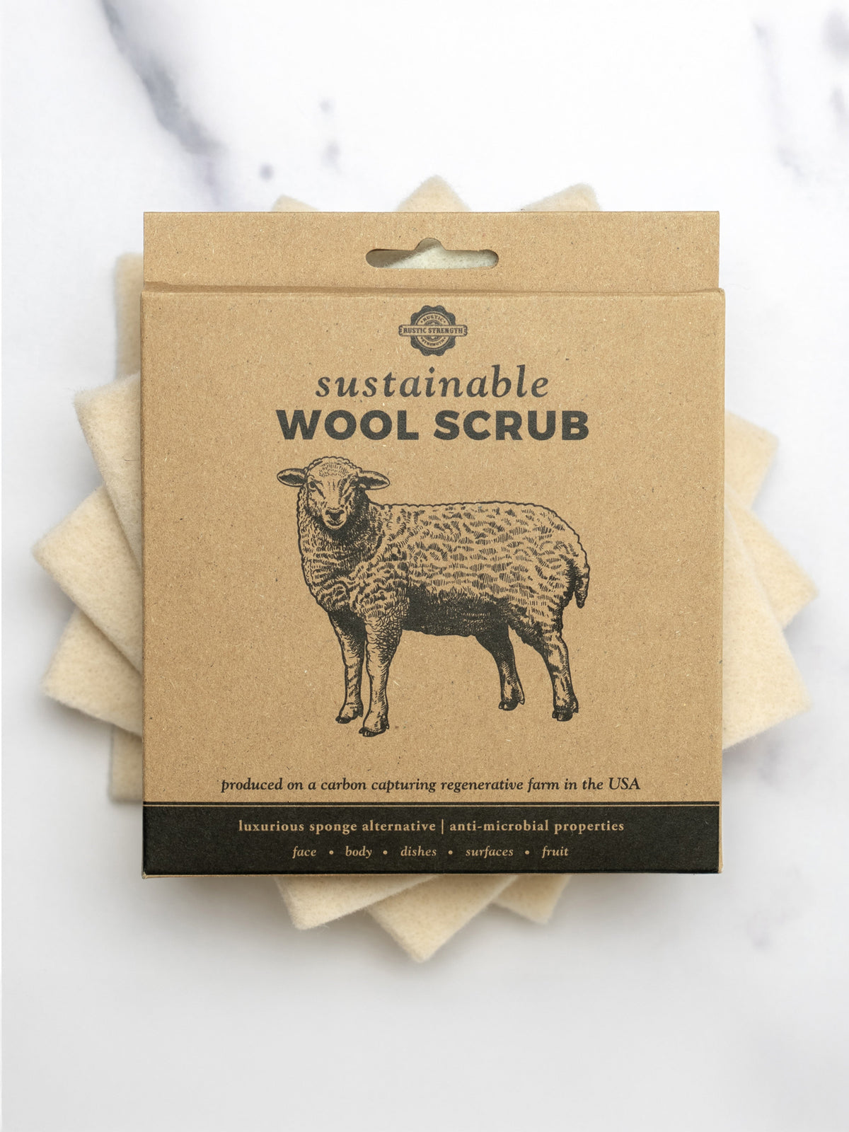 Sustainable Wool Scrub