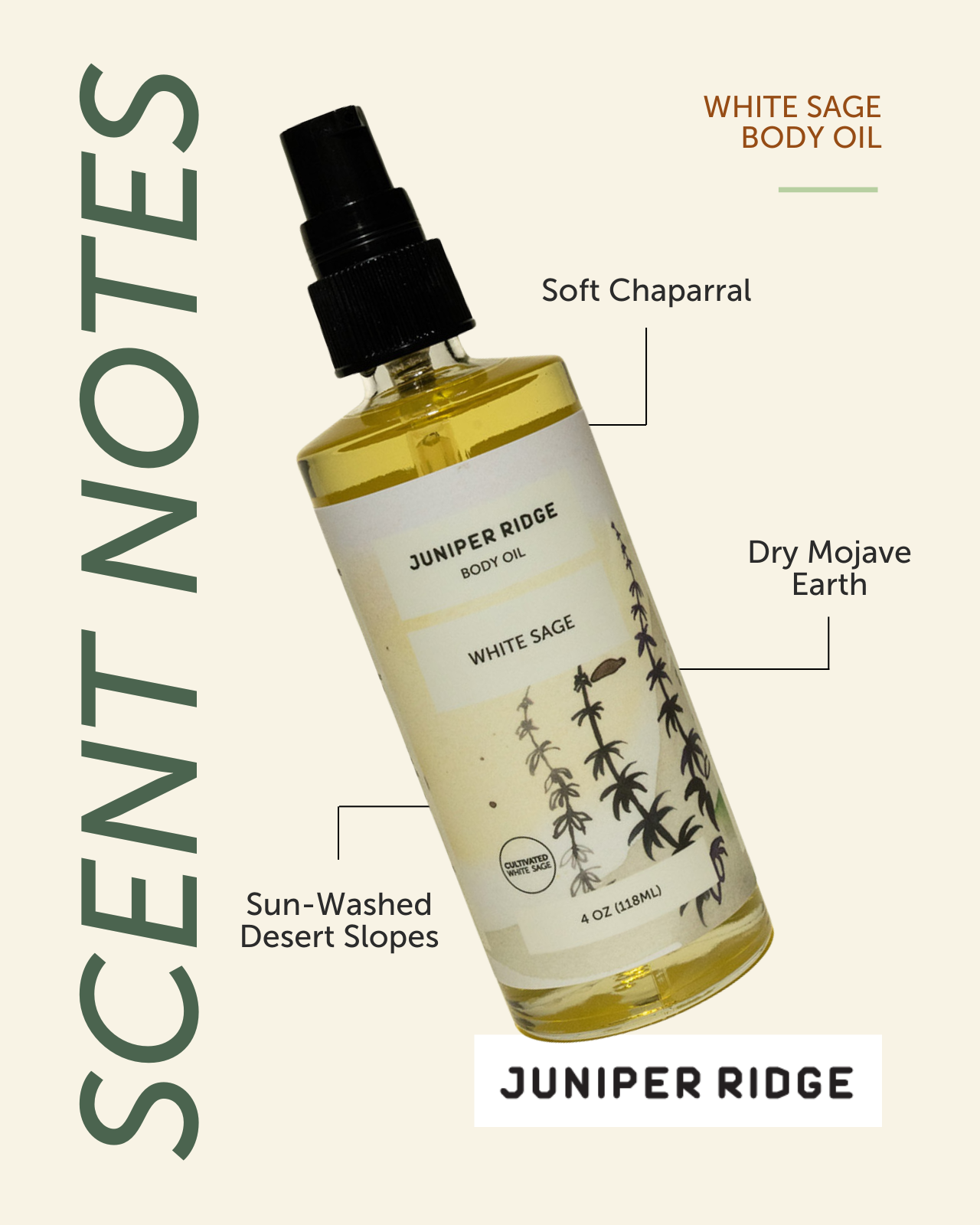 White Sage Body Oil