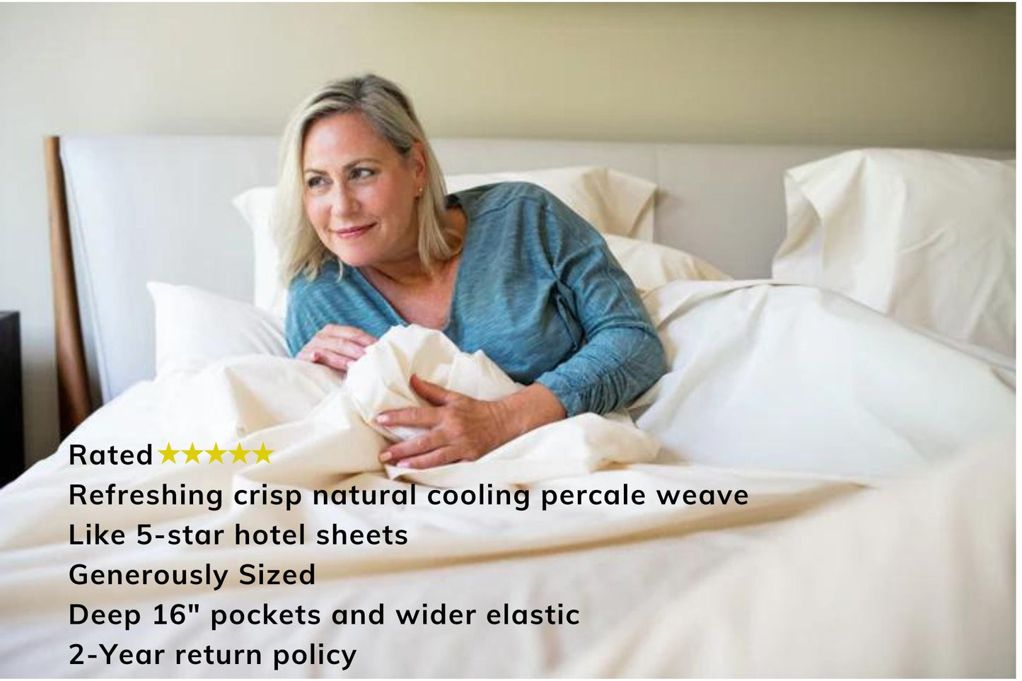 Percale Bed Sheet Set