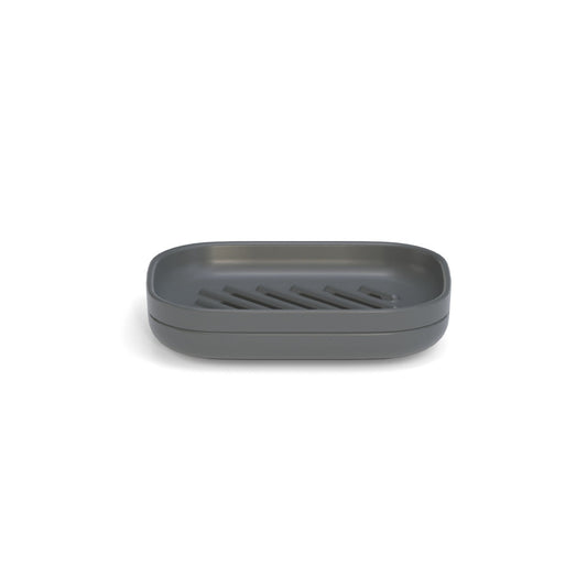 Self-Draining Soap Dish - Smoke - Set of 2