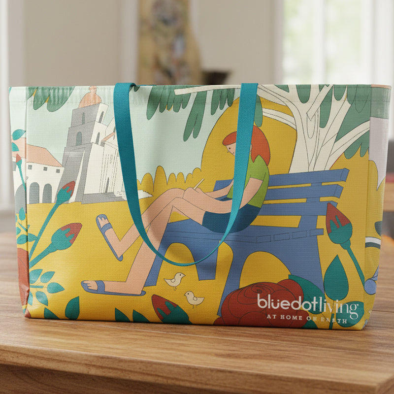 Bluedot Living Oversized Tote 'Mission Meditation'