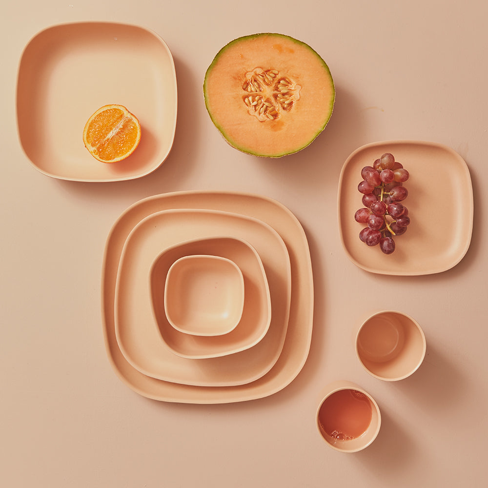 Bamboo Small Bowl - 4 Piece Set - Blush
