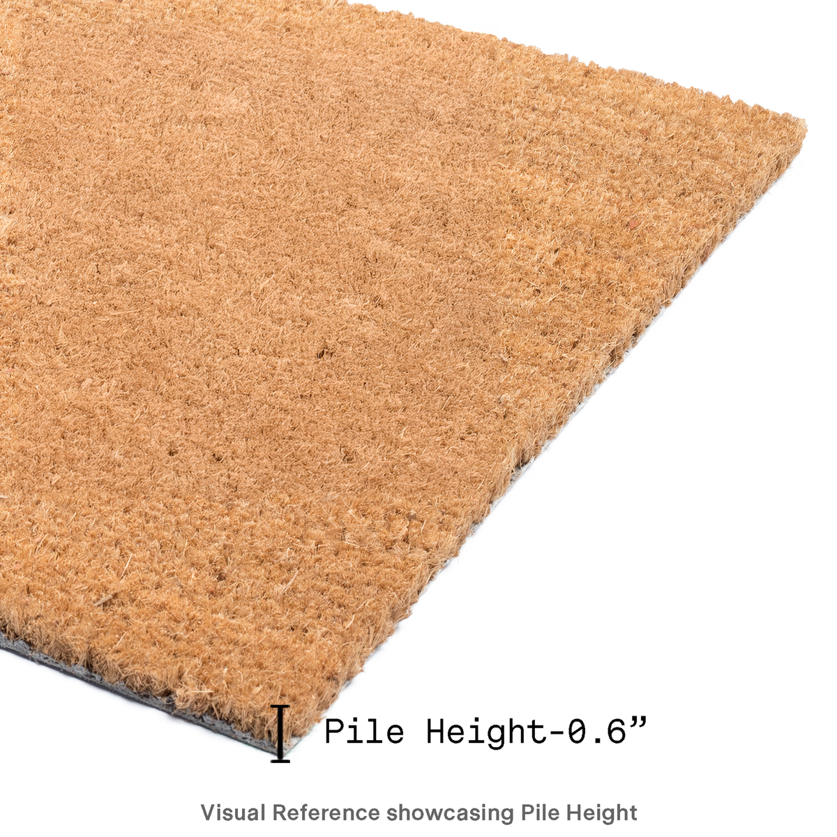 Birds On Branch - Black Coir Doormat
