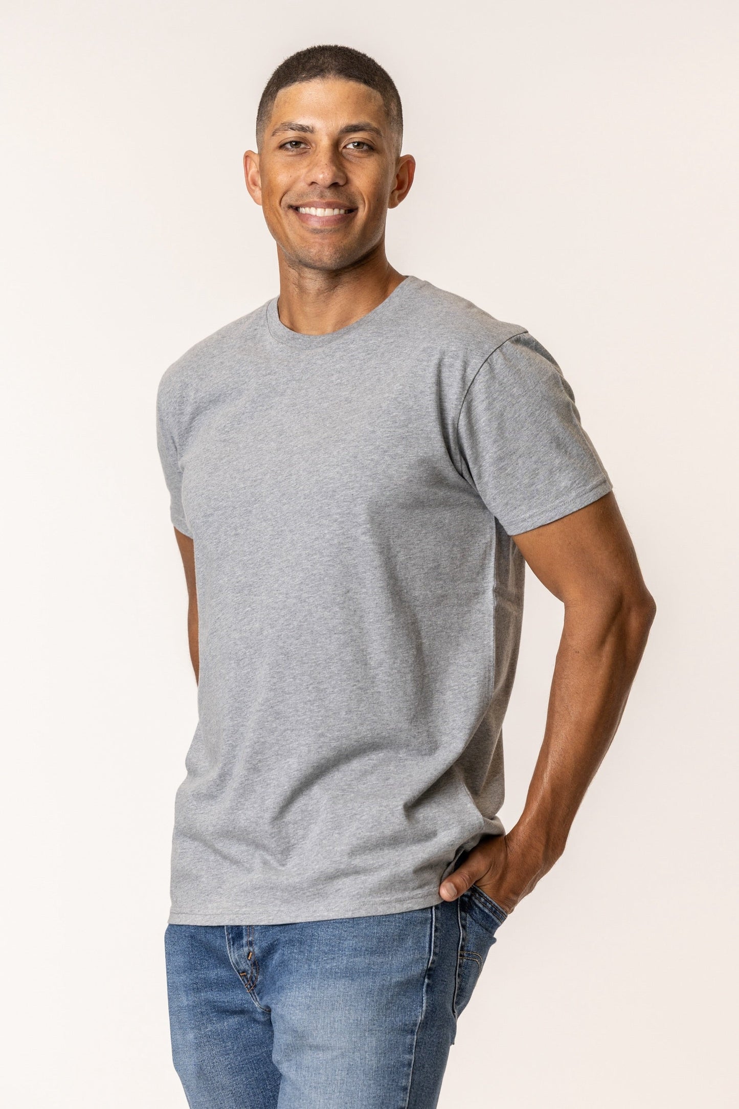 Organic Cotton Men's Crew Neck Tee