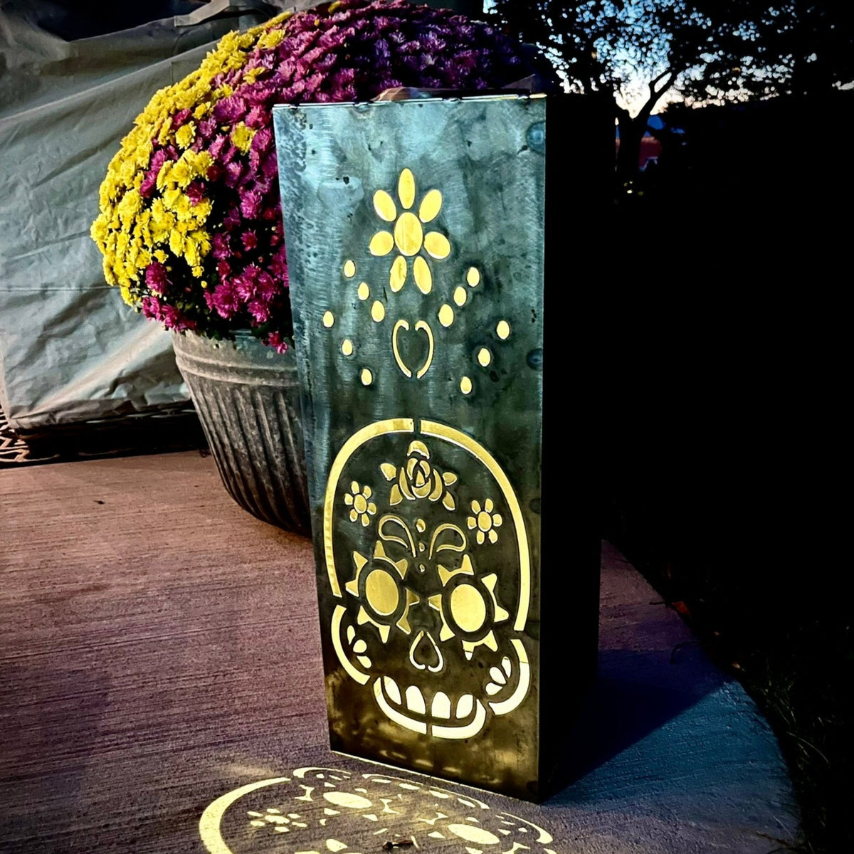 Day of the Dead Solar Pillar - Steel - Multiple Sizes