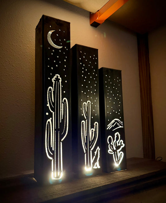Desert Night Indoor Luminary | Multiple Sizes