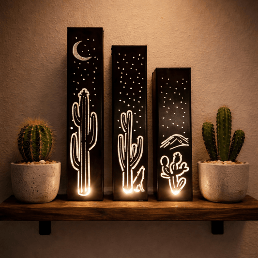 Desert Night Indoor Luminary | Multiple Sizes