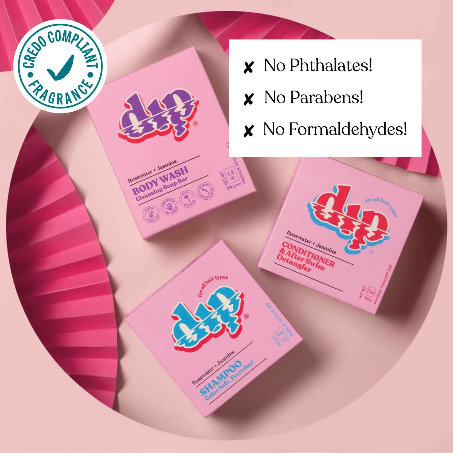 Color Safe Shampoo Bar for Every Day - Rosewater & Jasmine